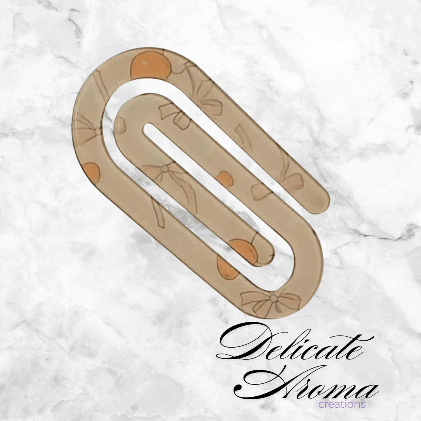 Jumbo Paperclip Bookmark - Delicate Aroma Creations