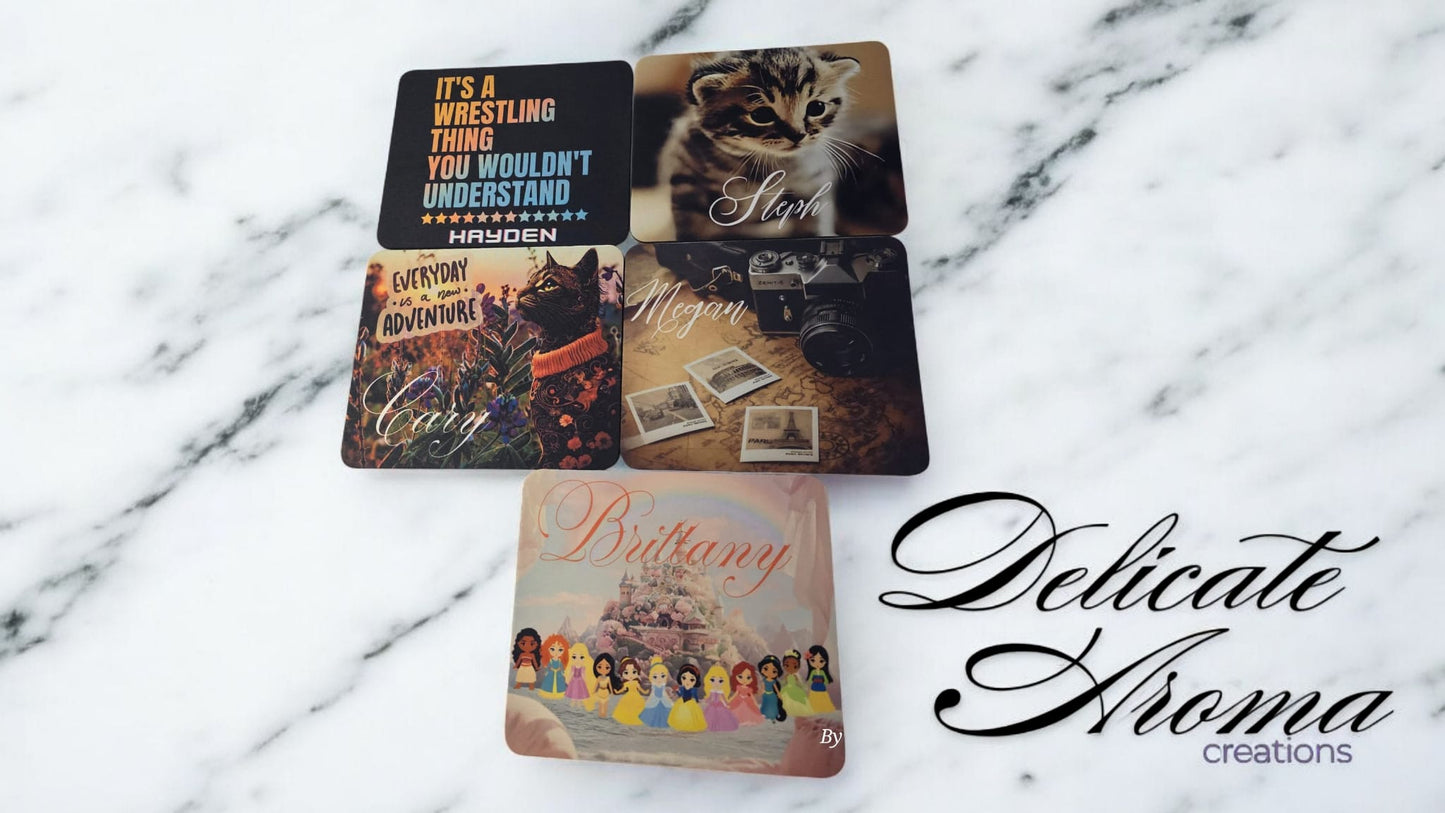 Personalized Mouse Pads - Delicate Aroma Creations