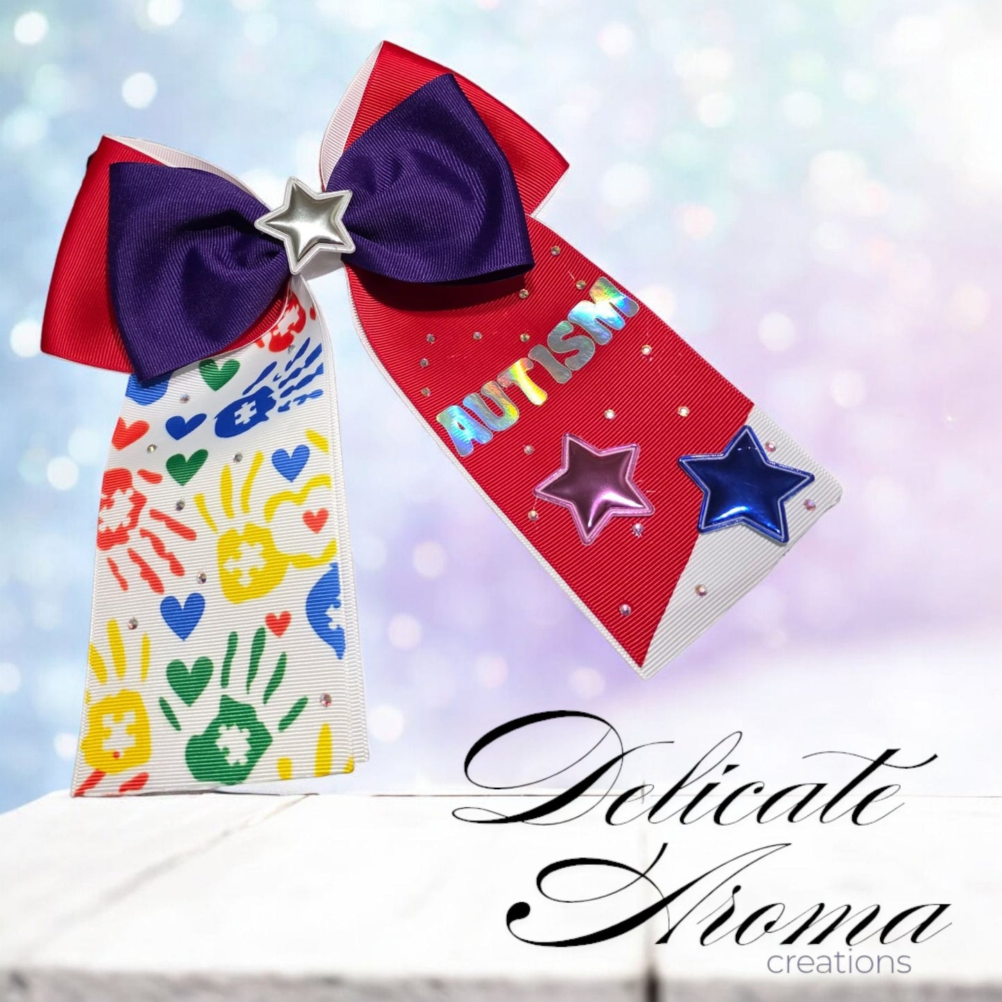 Character Cheer Bow - Delicate Aroma Creations