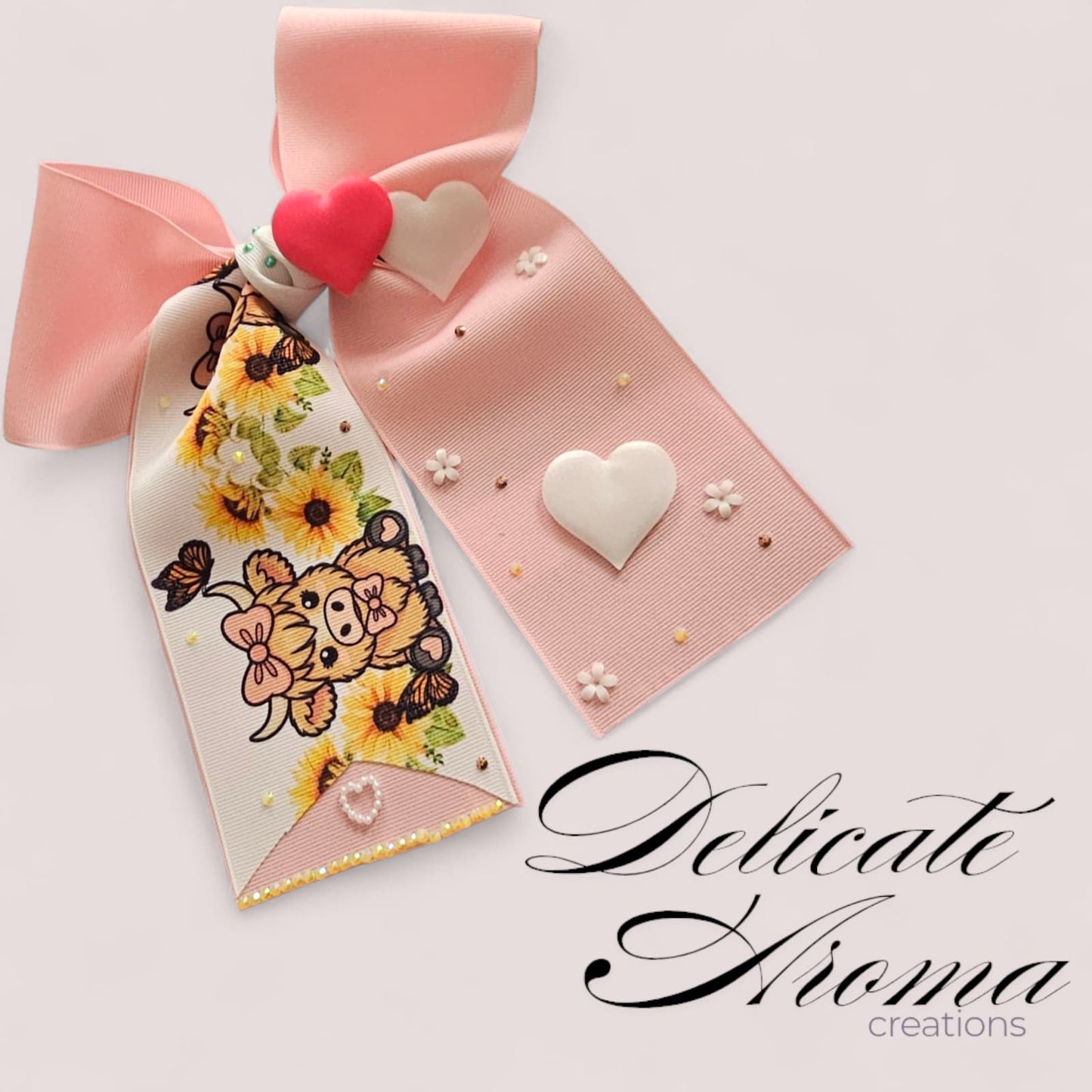 Character Cheer Bow - Delicate Aroma Creations