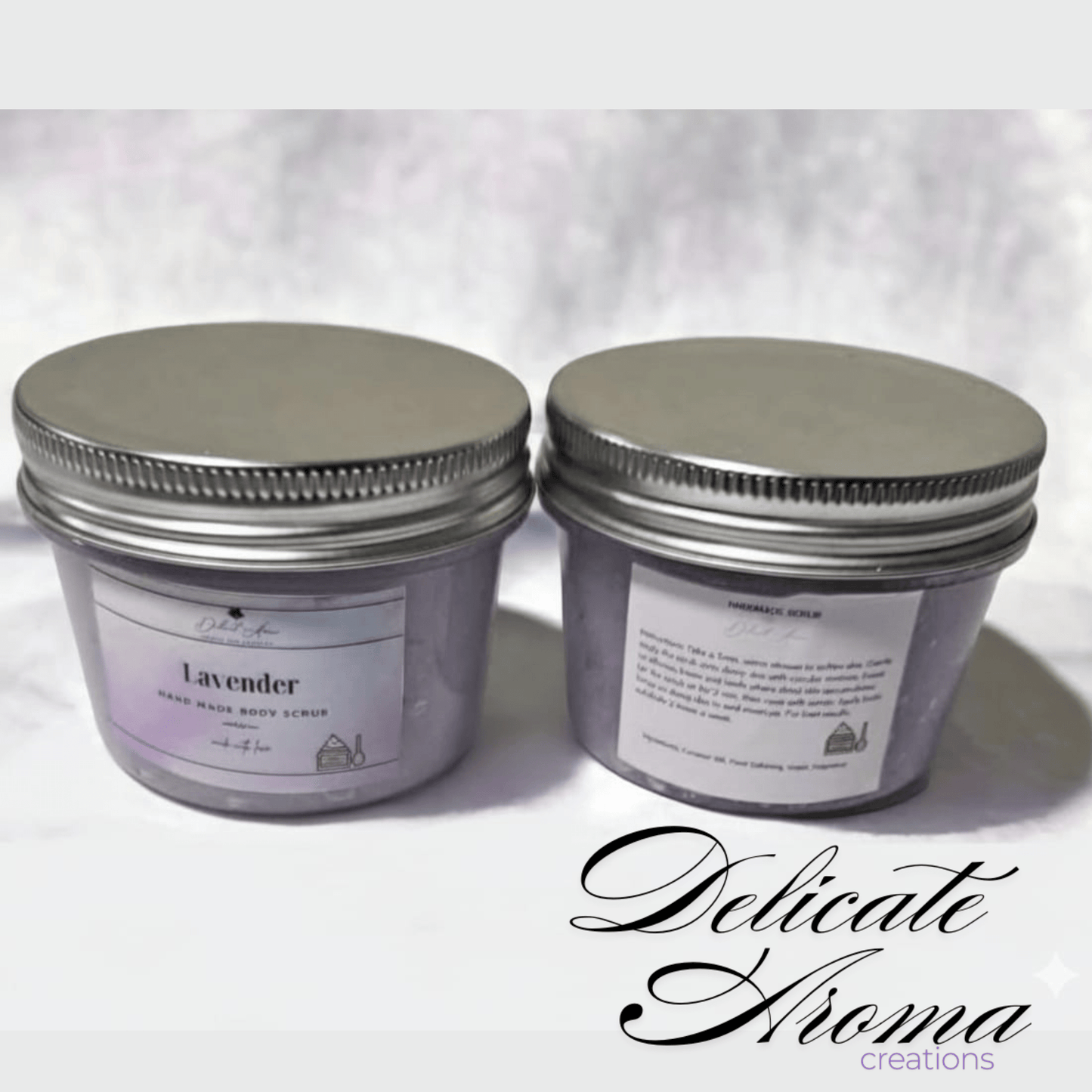 Lavender Body Scrubs - Delicate Aroma Creations