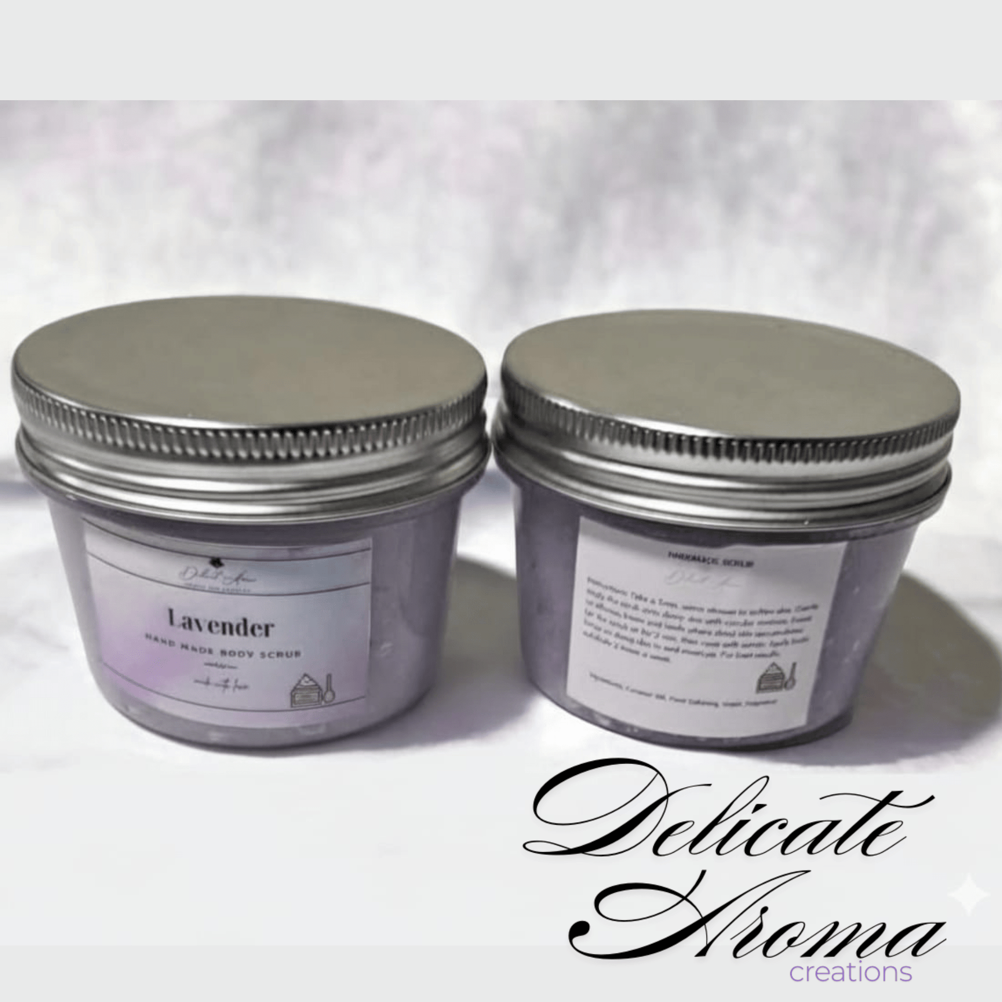 Lavender Body Scrubs - Delicate Aroma Creations