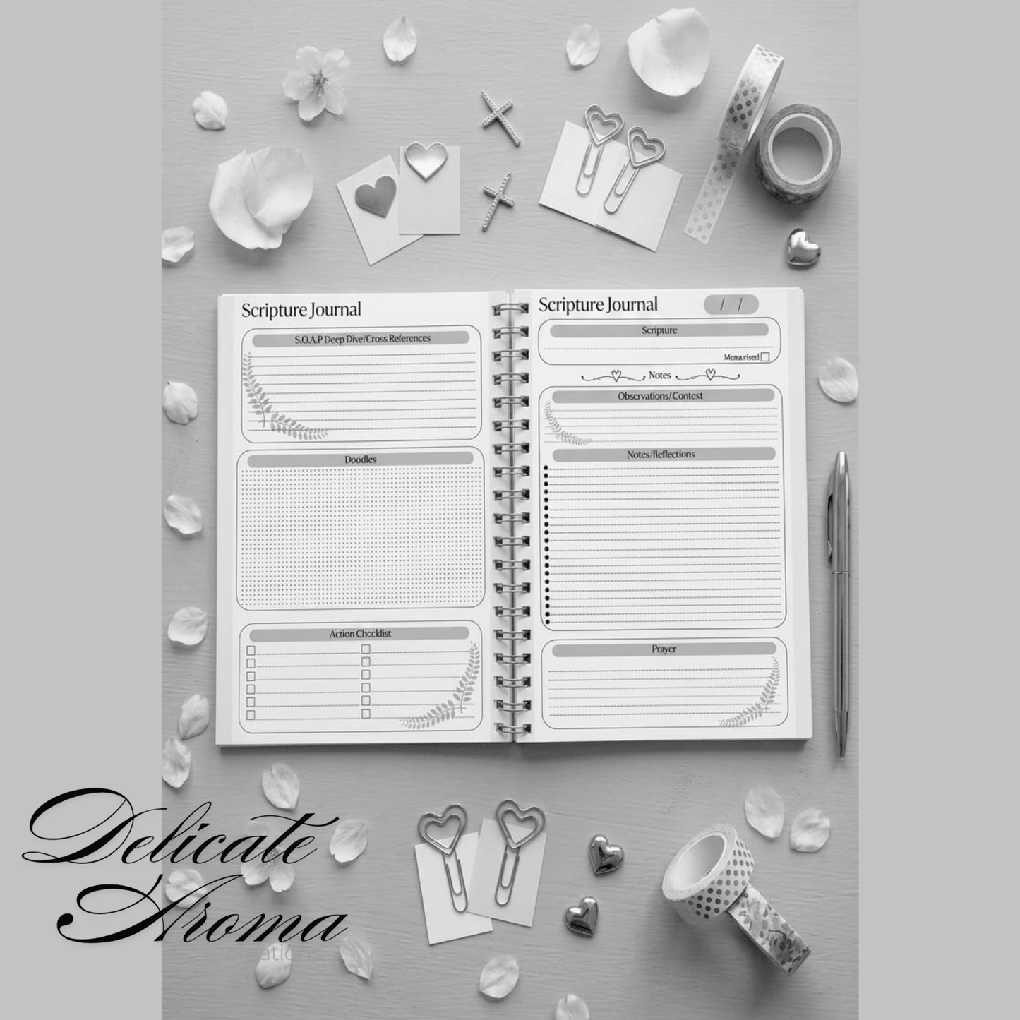 My Scripture Journal - 90 Day - Delicate Aroma Creations
