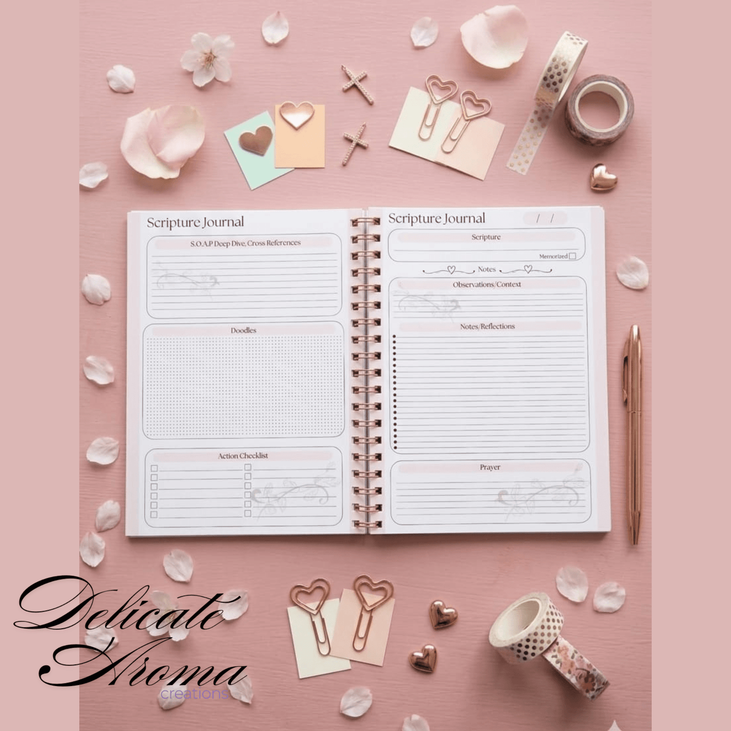 My Scripture Journal - 90 Day - Delicate Aroma Creations