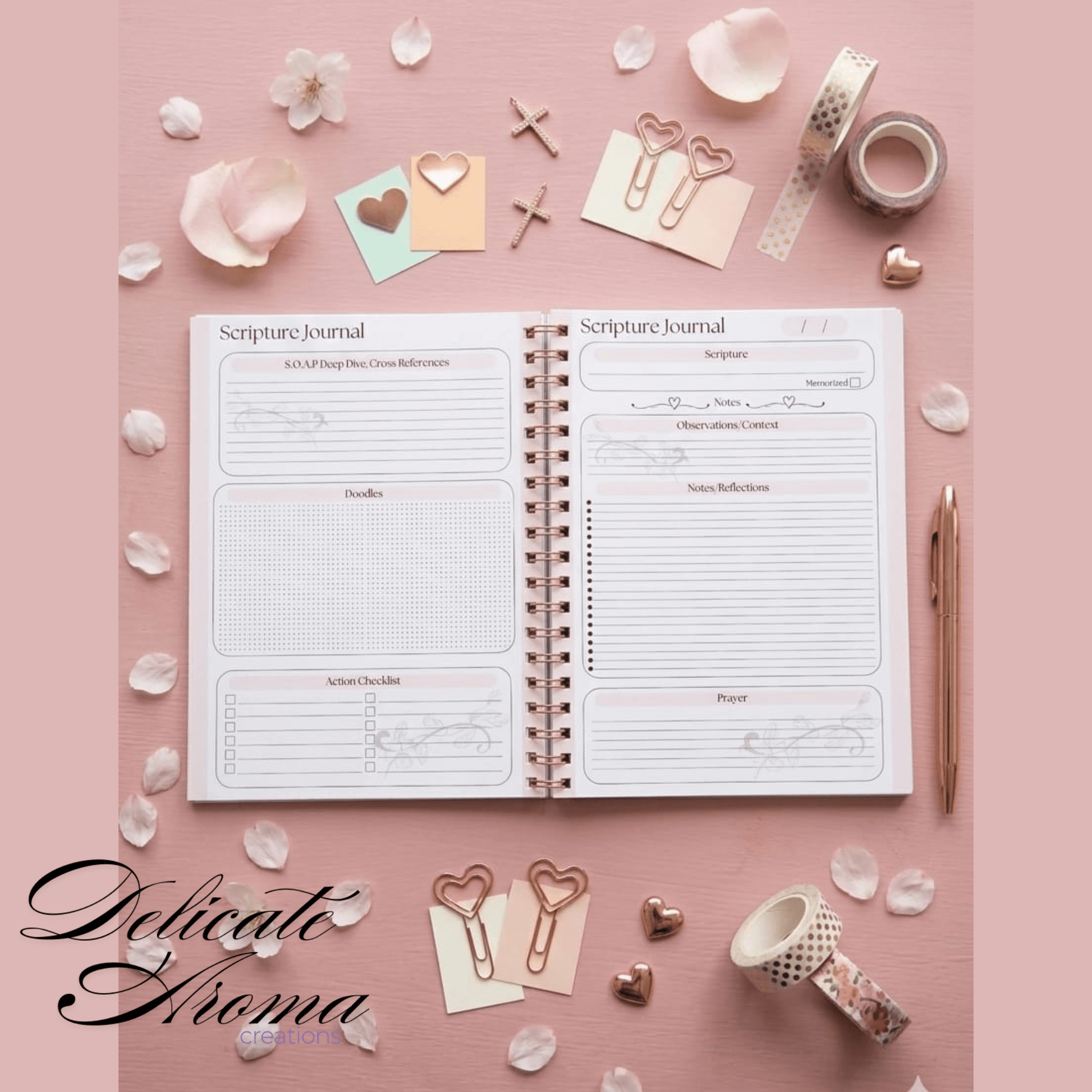 My Scripture Journal - 90 Day - Delicate Aroma Creations