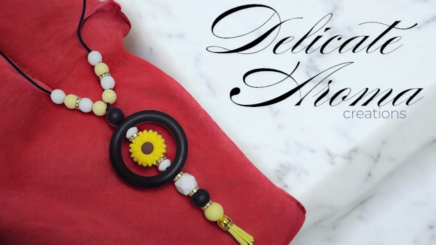 Silicone Beads Car Charms - Delicate Aroma Creations